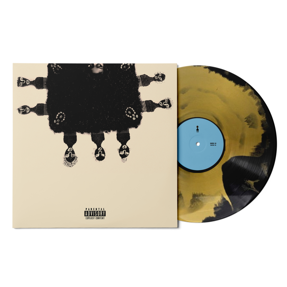 God Gotta Afro & Gold Hoops Vinyl (Golden Luxe)